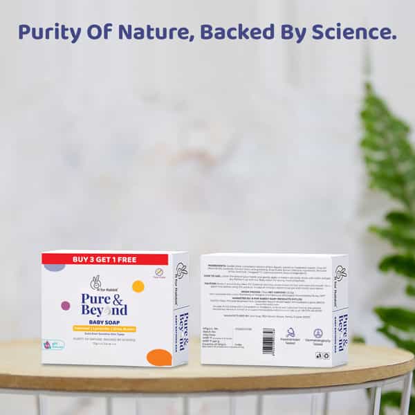 Pure & Beyond Baby Soap-Oatmeal (75 Gm | Pack Of 2)