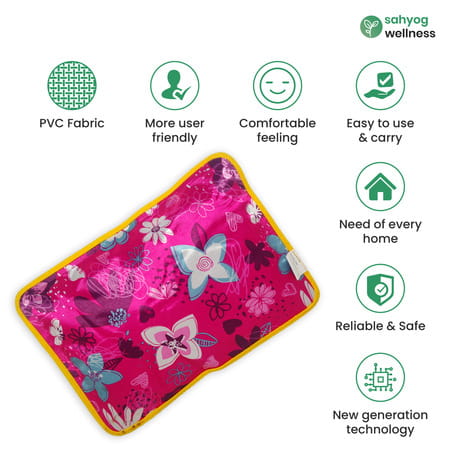 Sahyog Wellness Electrical Hot Water Heating Bag/Bottle/Pad (Multi-Color) (Color May Vary)