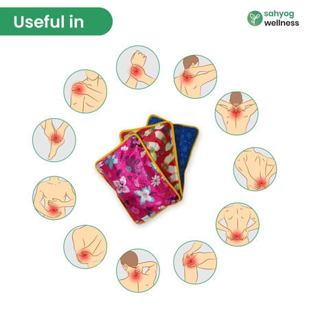 Sahyog Wellness Electrical Hot Water Heating Bag/Bottle/Pad (Multi-Color) (Color May Vary)