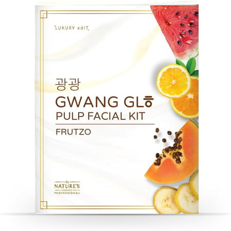 Naturer'S Essence Professional Gwang Glow Pulp Facial Kit | Pulp Based | Made From Watermelon | 48g