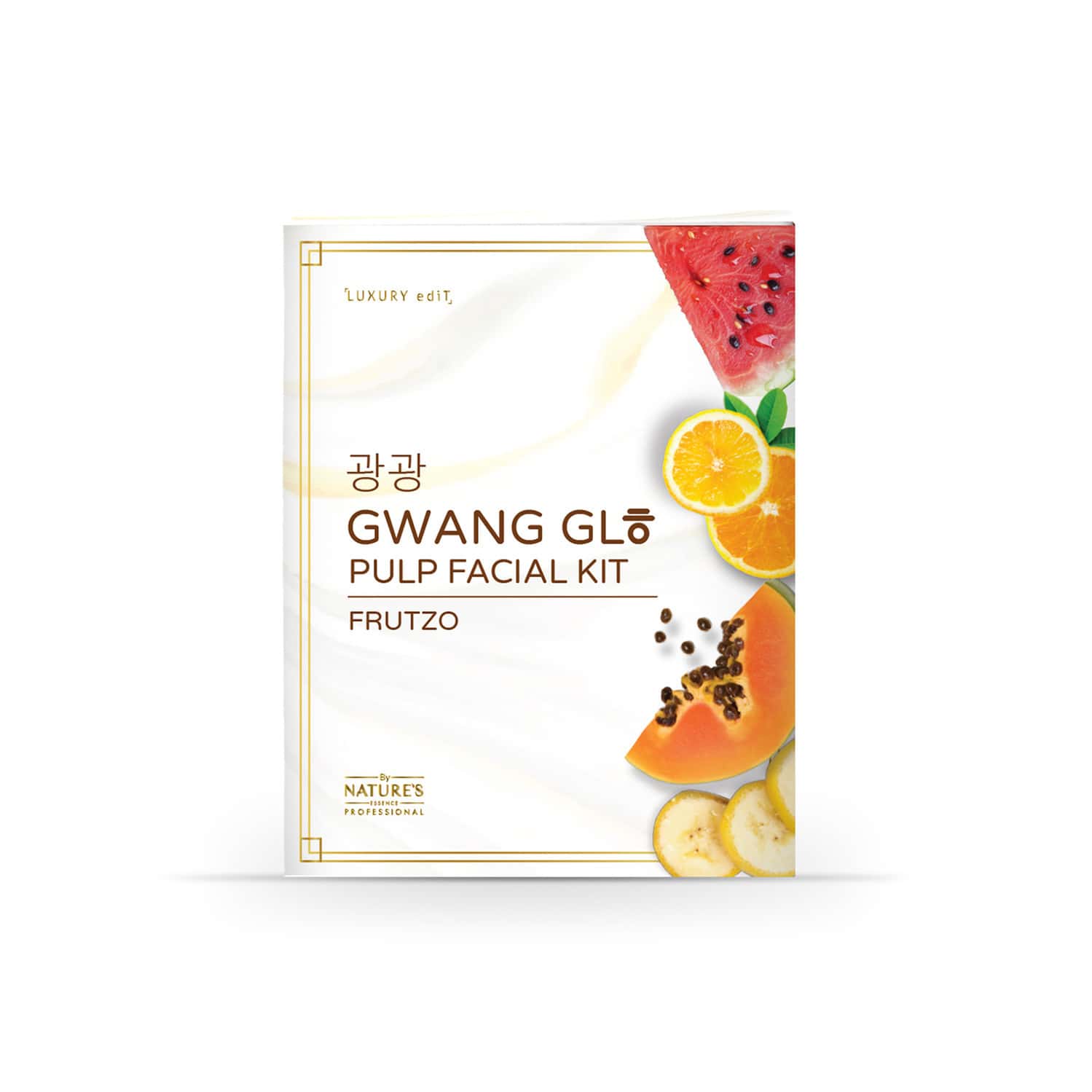 Naturer's Essence Professional Gwang Glow Pulp Facial Kit | Pulp Based | Made From Watermelon | 48g