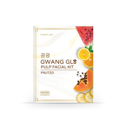 Naturer'S Essence Professional Gwang Glow Pulp Facial Kit | Pulp Based | Made From Watermelon | 48g