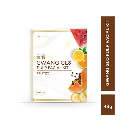 Naturer'S Essence Professional Gwang Glow Pulp Facial Kit | Pulp Based | Made From Watermelon | 48g