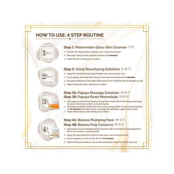 Naturer's Essence Professional Gwang Glow Pulp Facial Kit | Pulp Based | Made From Watermelon | 48G