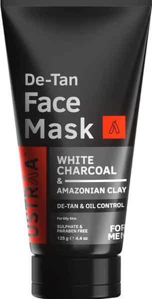 Ustraa De-Tan Face Mask - For Oily Skin - 125 Gm