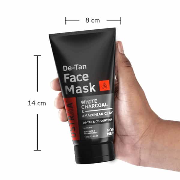 Ustraa De-Tan Face Mask - For Oily Skin - 125 Gm