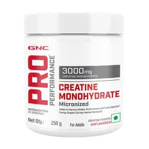 Gnc Pro Performance Creatine Monohydrate 3000 Mg - 250gm (unflavored)