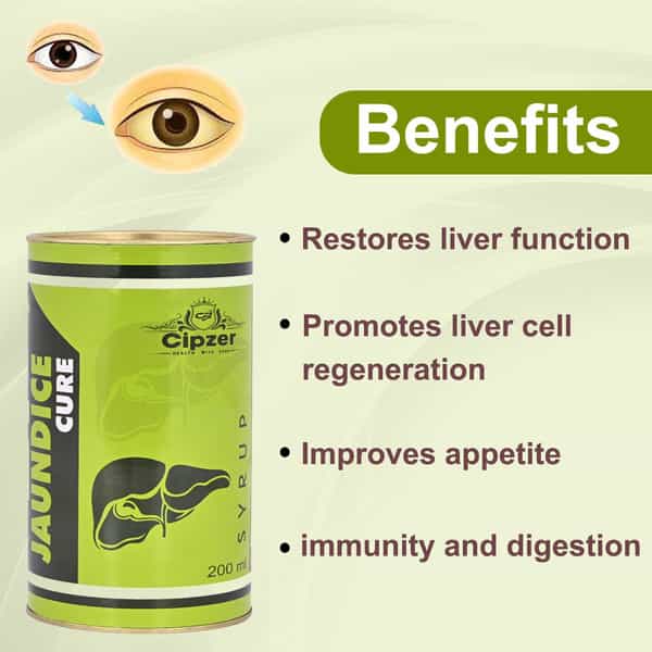 Cipzer Jaundice Cure|Useful In (Jaundice) And Loss Of Appetite. Improves Digestive System-200 Ml
