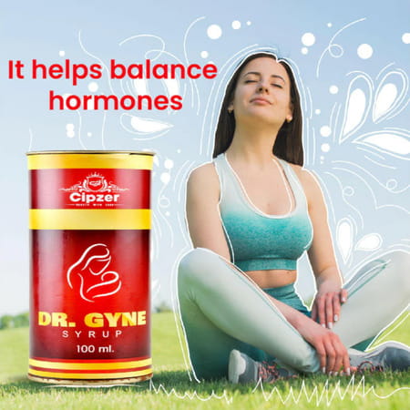 Cipzer Dr Gyne Syrup 500ml | Supports Womens Menstrual Health & Comfort