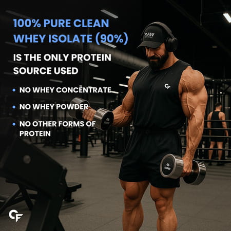 Carbamide Forte Whey Protein Powder Isolate | Pure Protein Powder | Bcaa | Eaa - 1kg