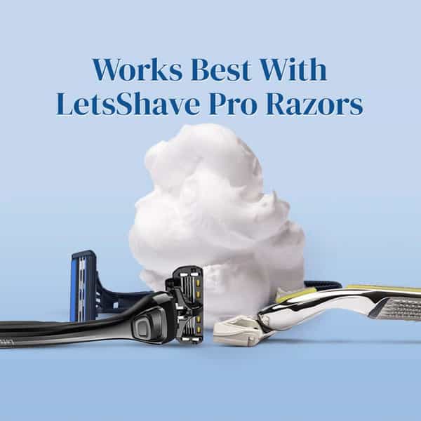 Letsshave Shave Foam - Coconut Oil Enriched - 200 G