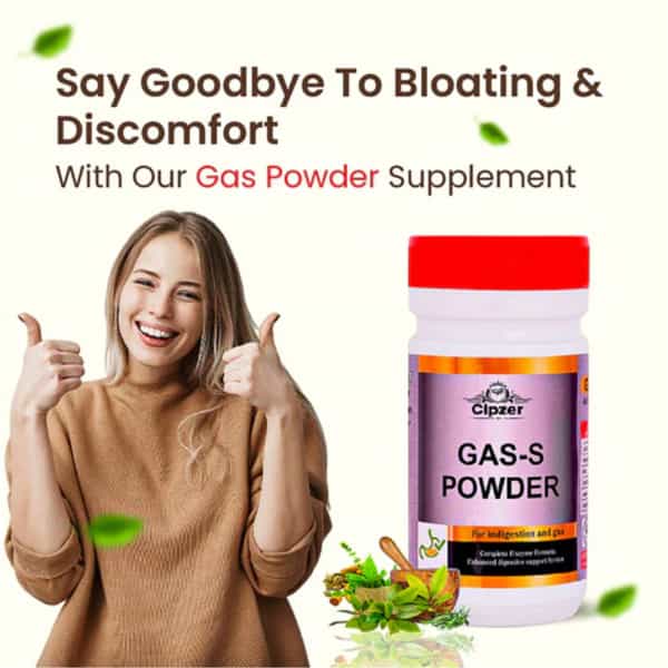 Cipzer Gas S Powder 50G | Supports Digestion & Helps Improve Appetite (Pack Of 1)