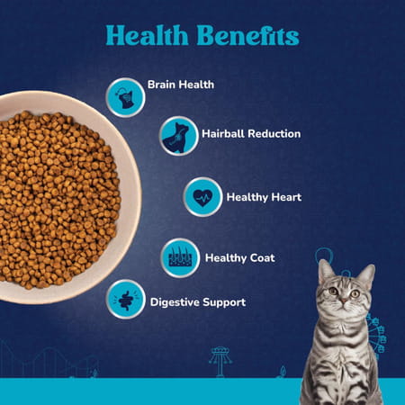 Carniwel Ocean Fish & Antarctic Krill Adult Dry Cat Food 1Kg | Fresh & Natural Ingredients For Cats