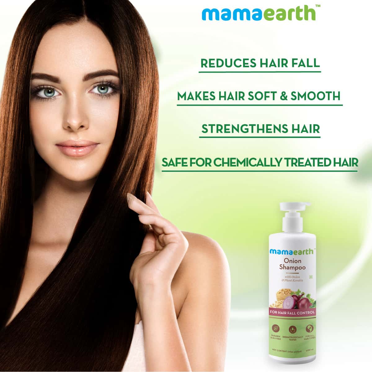 Buy Mamaearth Onion Shampoo For Hair Growth & Hair Fall Control With