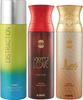 Ajmal 1 Distraction For Unisex 1 Sacred Love For Women 1Wisal For Women Deo Combo Pack Of 3- 600Ml