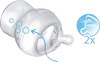 Chicco Natural Feeling Feeding Bottle 6M+ 330 Ml Blue