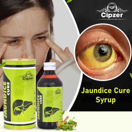 Cipzer Jaundice Cure 100 Ml Syrup Supports Liver Health | Aids Jaundice Relief & Increase Appetite