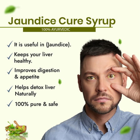 Cipzer Jaundice Cure 100 Ml Syrup Supports Liver Health | Aids Jaundice Relief & Increase Appetite