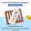 Chicco Baby Moments Gentle Body Wash And Shampoo No Tears Soap Free Head To Toe Bath 0M+(100Ml)