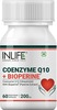Inlife Coenzyme Q10 Coq10 200mg With Bioperine (Piperine) 8mg Supplement - 60 Vegetarian Capsules