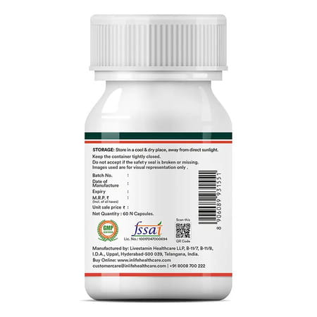 Inlife Coenzyme Q10 Coq10 200Mg With Bioperine (Piperine) 8Mg Supplement - 60 Vegetarian Capsules