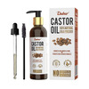 Dabur Castor Oil|100% Natural Cold Pressed Oil|Promotes Hair Growth | Reduces Wrinkles - 200Ml