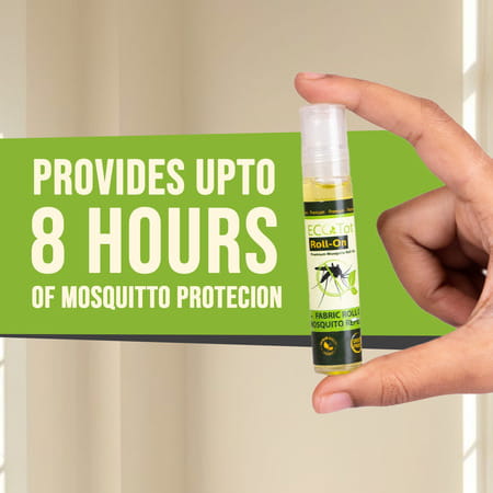 Ecotot Mosquito Repellent Roll-On | 100% Natural & Safe For Kids | 8-Hour Protection 10Ml