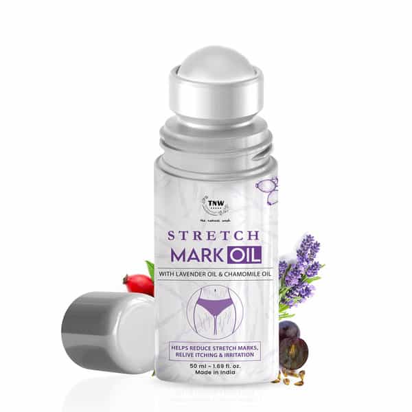 Tnw The Natural Wash Stretch Mark Oil With Roll On For Reducing Scars & Pigmentation