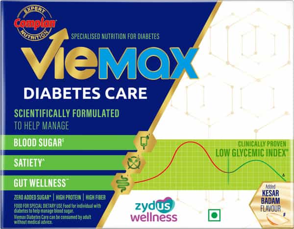 Complan Viemax Diabetes Care Kesar Badam Flavour Box 360 Gm
