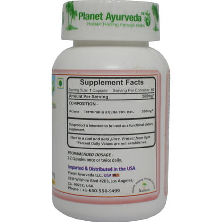 Planet Ayurveda Arjuna Capsules - 60 Capsules