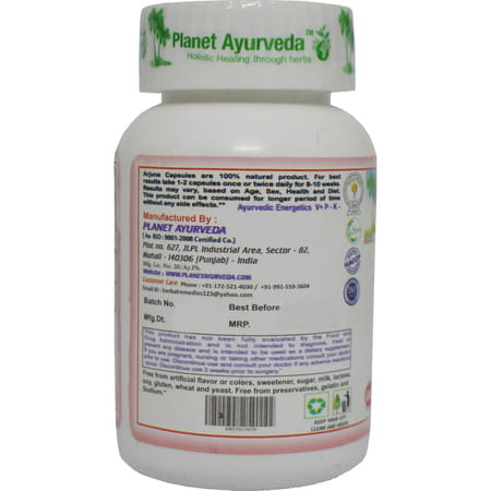 Planet Ayurveda Arjuna Capsules - 60 Capsules