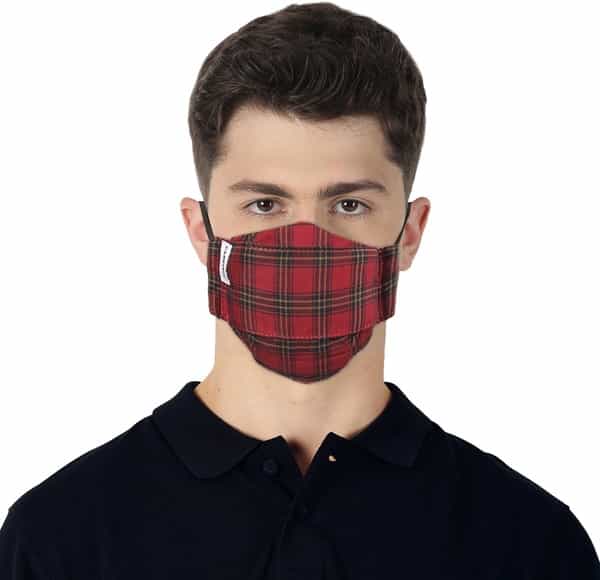 Carriall Adult Unisex 3 Layer Reusable Washable Cotton Mask (Camsm052) Pack Of 3