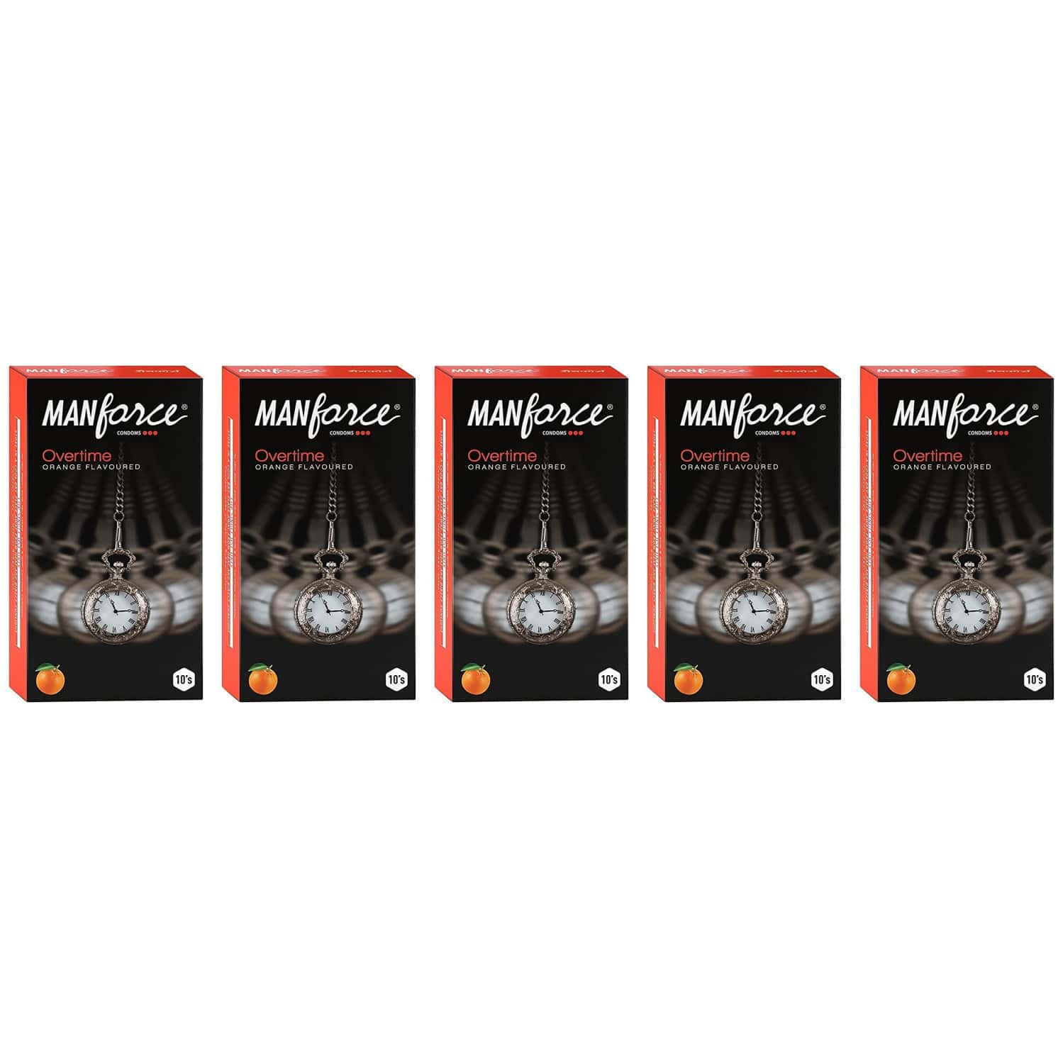 Buy MANFORCE CONDOMS ASSORTED FLAVOUR 10 PCS X PACK OF 5 Online & Get ...