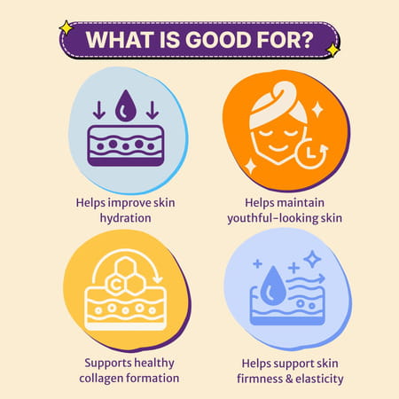 Healthbest Lookbest Skin Collagen Capsules|Skin Care|Skin Tightening|Pure Collagen|60 Capsules