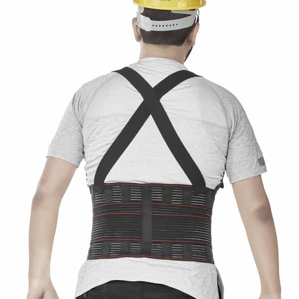 Vissco Industrial Back Support For Lifting Heavy Material/Goods - Xxl (Black)