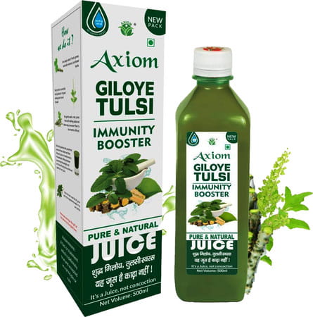 Axiom Giloye Tulsi Juice|Helps In Cold|Cough & Fever- 500ml