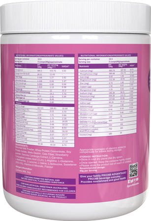 Pro360 Proslim Strawberry Nutritional Supplement Powder Jar 500 Gm