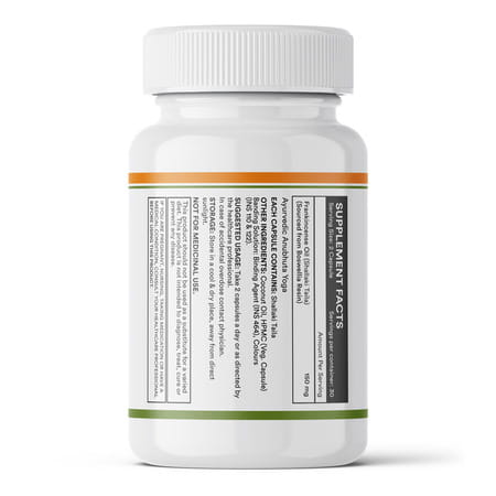Inlife Natural Frankincense Oil Capsules | Derived From Boswellia Resin | Veg | 60N