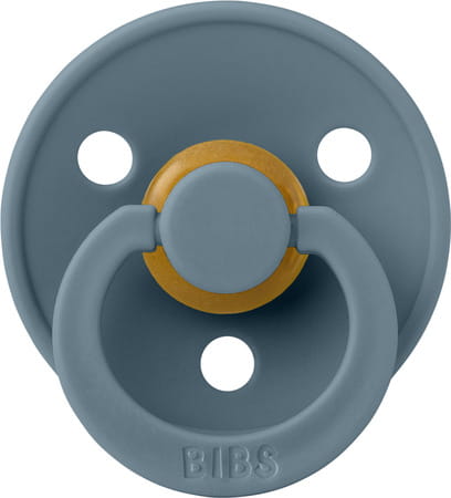 Bibs Pacifier Colour Latex Round Size 1 | Pack 1 Petrol - 0+M