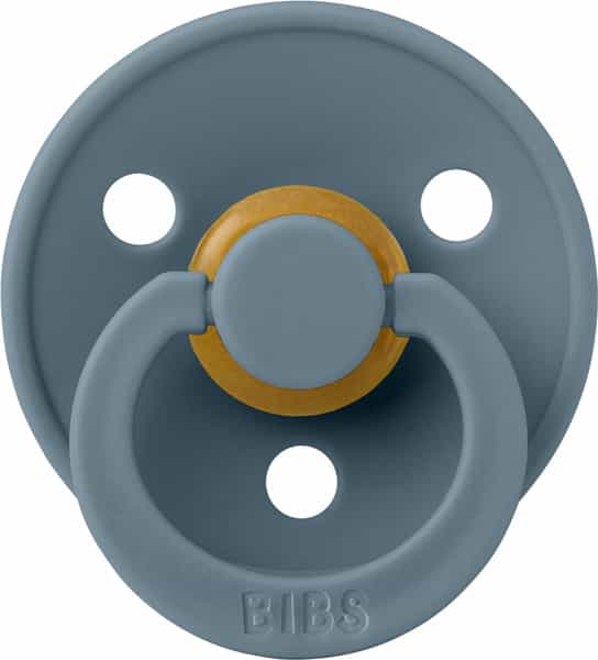 Bibs Pacifier Colour Latex Round Size 1 | Pack 1 Petrol - 0+M