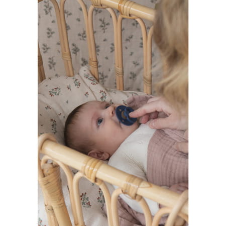 Bibs Pacifier Colour Latex Round Size 1 | Pack 1 Petrol - 0+M