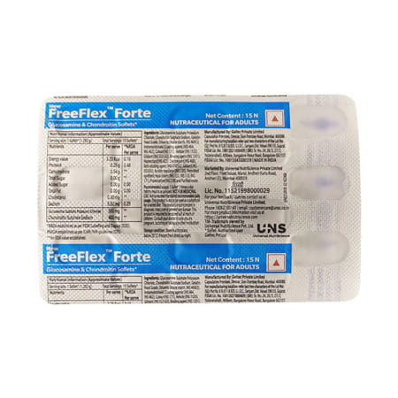 New Freeflex Forte Strip Of 15 Tablets