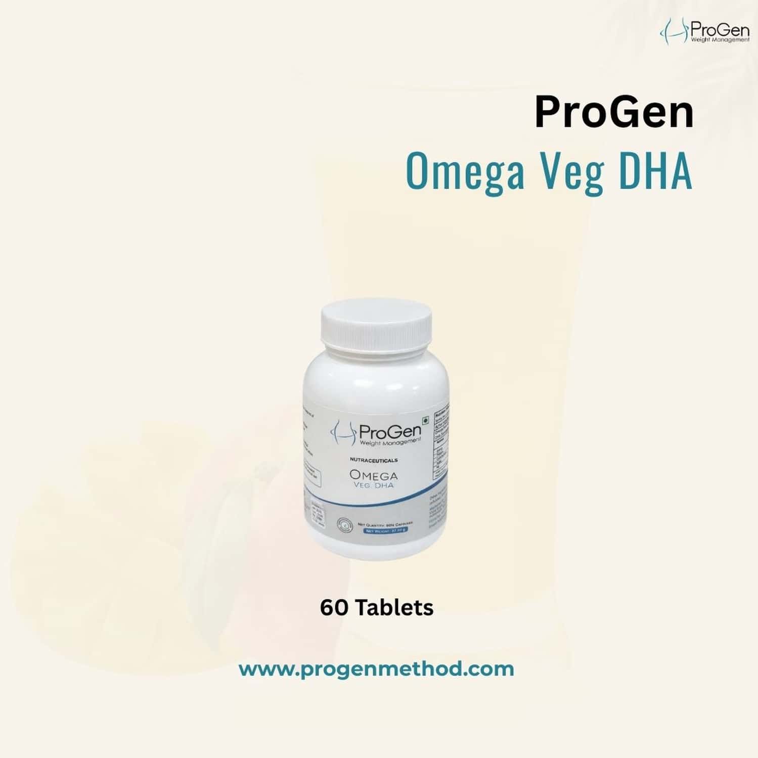 Progen Omega Veg Dha | 400 Mg |60 Capsules