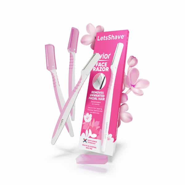 Letsshave Evior Women Face Razor (Pack Of 3)