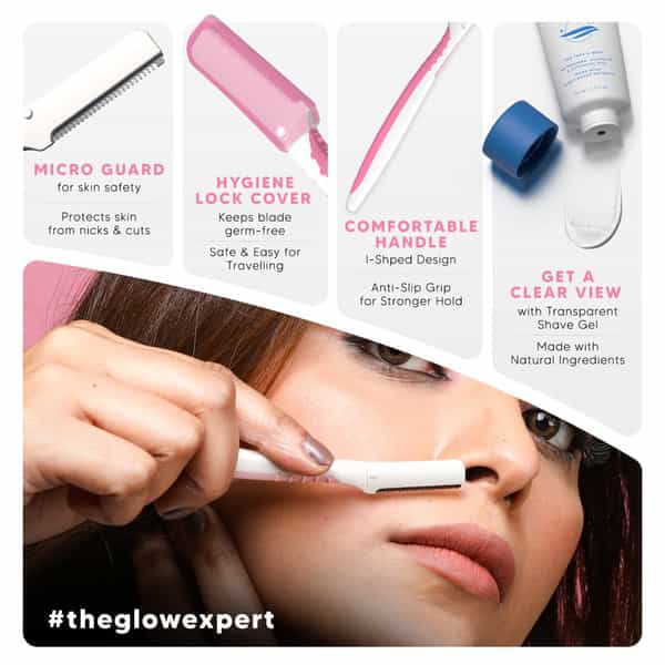Letsshave Evior Women Face Razor (Pack Of 3)