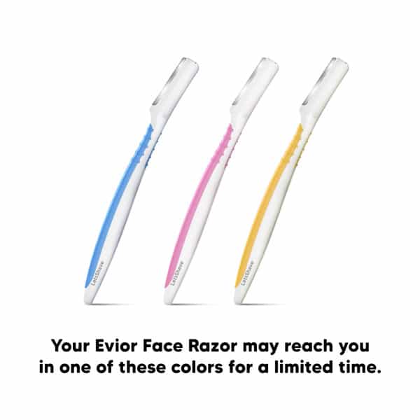 Letsshave Evior Women Face Razor (Pack Of 3)