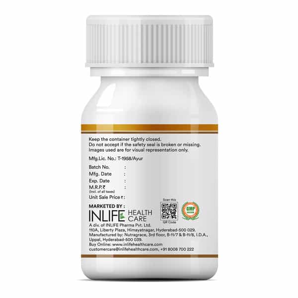 Inlife Fenugreek Seed Oil (Quick Release) Supplement 500 Mg - 60 Liquid Filled Vegetarian Capsules