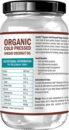 Onelife Virgin Coconut Oil 500ml