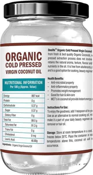 Onelife Virgin Coconut Oil 500Ml
