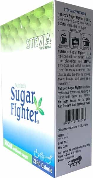 Sugar Fighter Stevia Sachets Box Of 40 'S